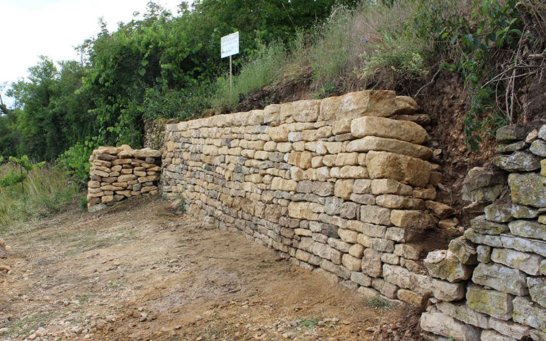 Création d&rsquo;un mur de soutènement à Arnaville (54)