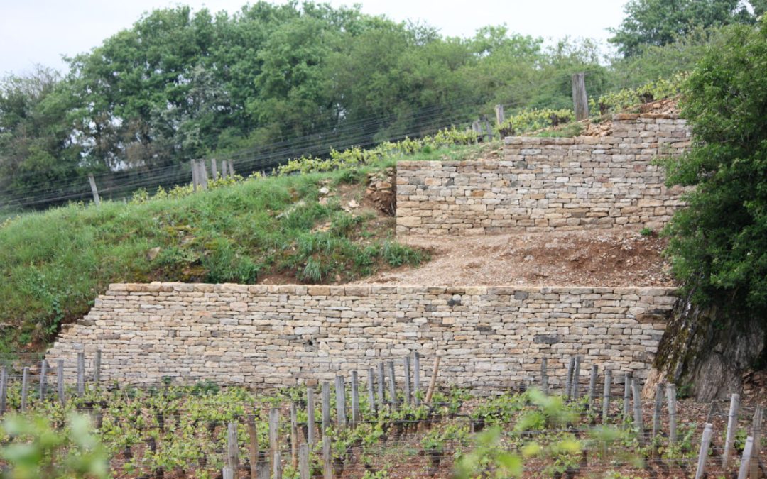 Création de 2 murs de soutènement à Ladoix Serrigny (21)